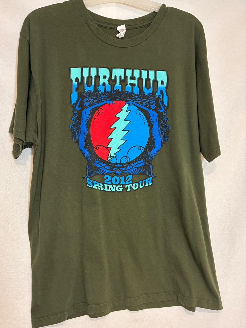 Further Fest 2012 Spring Tour 100% Organic Ring Spun Cotton T-Shirt Size XL